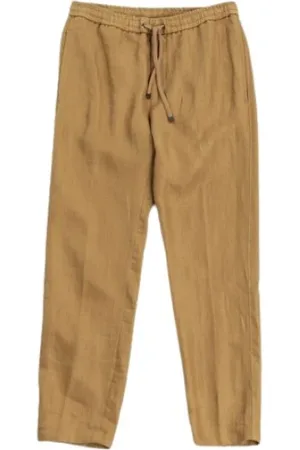 Moncler Hombre, Pantalones, Marrón, Talla: L