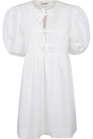 Ganni Mujer, Vestidos, Blanco, Talla: S