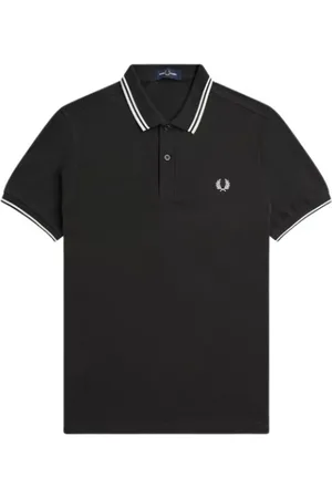 Fred Perry Hombre, Camisetas, Verde, Talla: XL