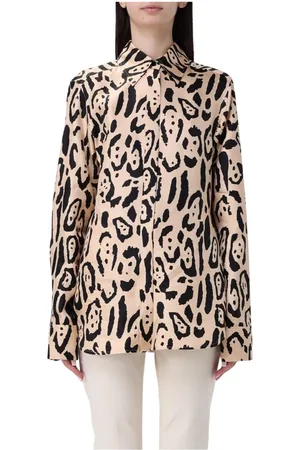 Sportmax Mujer, Blusas y Camisas, Marrón, Talla: M