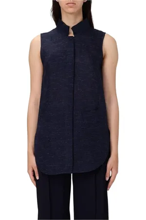 Emporio Armani Mujer, Camisetas, Azul, Talla: L