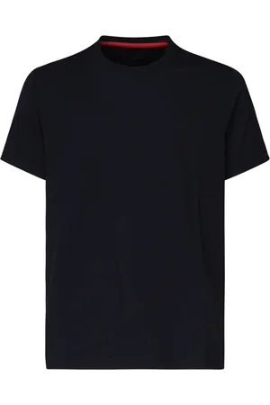 FAY Hombre, Camisetas, Negro, Talla: L