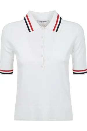 Thom Browne Mujer, Camisetas, Blanco, Talla: S