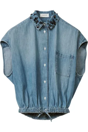 Fabiana Filippi Mujer, Blusas y Camisas, Azul, Talla: M