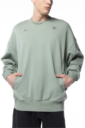 A.A. Spectrum Hombre, Sudaderas, Verde, Talla: XS