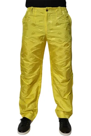 Dolce & Gabbana Hombre, Pantalones, Amarillo, Talla: M