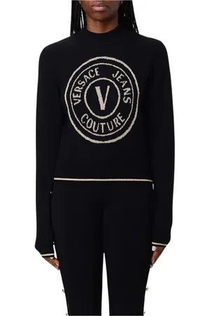 VERSACE Mujer, Jerseys, Negro, Talla: M