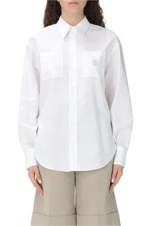 Brunello Cucinelli Mujer, Blusas y Camisas, Blanco, Talla: XL