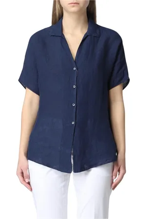 FAY Mujer, Blusas y Camisas, Azul, Talla: M
