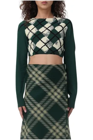 Burberry Mujer, Jerseys, Verde, Talla: M