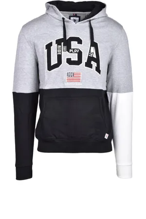 U.S. Polo Assn. Hombre, Sudaderas, Gris, Talla: S