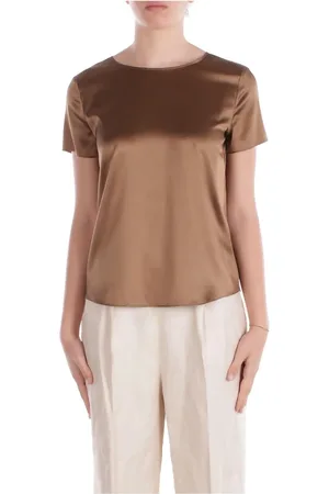 Emporio Armani Mujer, Blusas y Camisas, Marrón, Talla: M