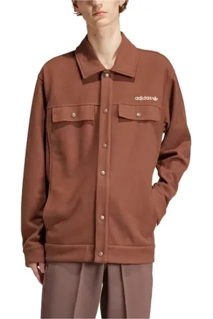 adidas Hombre, Chaquetas, Marrón, Talla: L