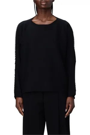 Issey Miyake Mujer, Jerseys, Negro, Talla: M