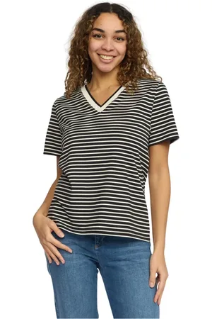 2-Biz Mujer, Camisetas, Negro, Talla: S