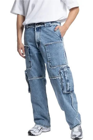 IUTER Hombre, Vaqueros, Azul, Talla: W30