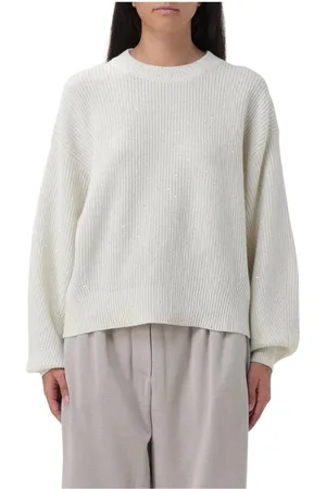 Brunello Cucinelli Mujer, Jerseys, Blanco, Talla: M