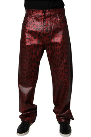 Dolce & Gabbana Hombre, Vaqueros, Rojo, Talla: M