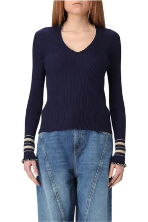 Twin-Set Mujer, Jerseys, Azul, Talla: XL