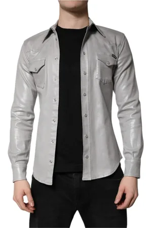 Dolce & Gabbana Hombre, Camisas, Gris, Talla: S