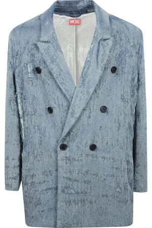 Diesel Hombre, Chaquetas, Azul, Talla: L