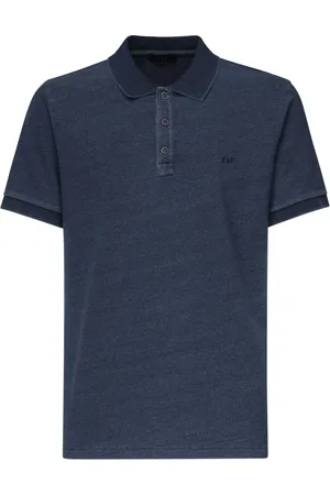 FAY Hombre, Camisetas, Azul, Talla: XL