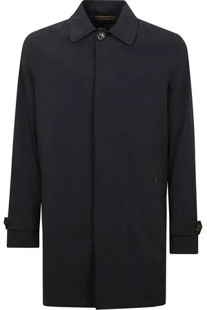 MOORER Hombre, Abrigos, Negro, Talla: XL