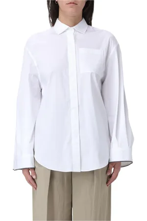 Brunello Cucinelli Mujer, Blusas y Camisas, Blanco, Talla: L