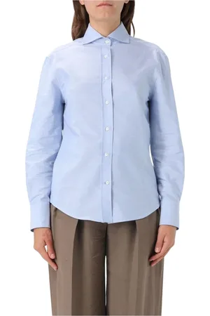 Brunello Cucinelli Mujer, Blusas y Camisas, Azul, Talla: M
