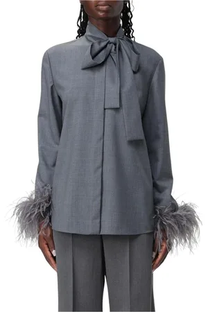 VALENTINO Mujer, Blusas y Camisas, Gris, Talla: S