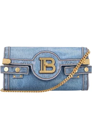 Balmain Mujer, Bolsos, Azul, Talla: ONE Size