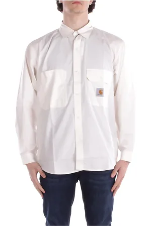 Carhartt Hombre, Camisas, Blanco, Talla: L