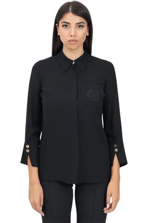 Elisabetta Franchi Mujer, Blusas y Camisas, Negro, Talla: M
