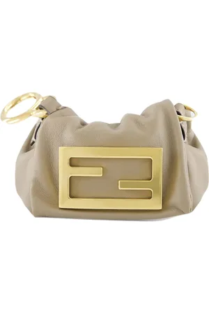 Fendi Mujer, Bolsos, Gris, Talla: ONE Size