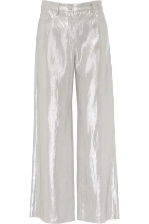 Max Mara Mujer, Pantalones, Gris, Talla: 2XS