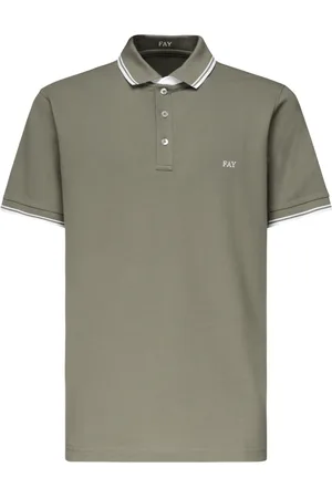 FAY Hombre, Camisetas, Verde, Talla: M
