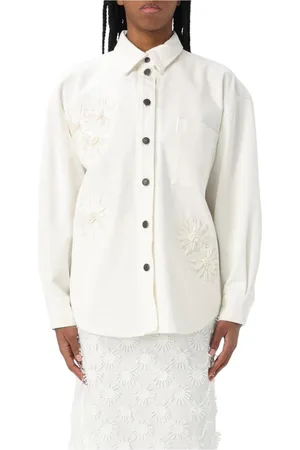 Msgm Mujer, Chaquetas, Blanco, Talla: S