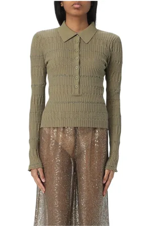 Pinko Mujer, Camisetas, Verde, Talla: L
