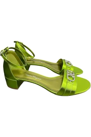 Salvatore Ferragamo Mujer, Zapatos, Verde, Talla: 37 EU