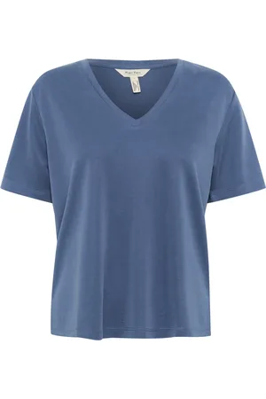 Part Two Mujer, Camisetas, Azul, Talla: M