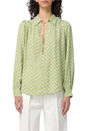 Elisabetta Franchi Mujer, Blusas y Camisas, Verde, Talla: S