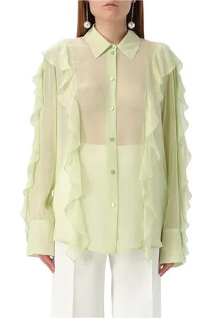 BLUMARINE Mujer, Blusas y Camisas, Verde, Talla: M