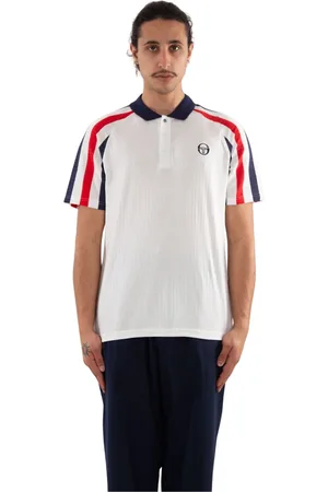 Sergio Tacchini Hombre, Camisetas, Blanco, Talla: L