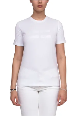 Elisabetta Franchi Mujer, Camisetas, Blanco, Talla: M
