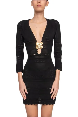 Elisabetta Franchi Mujer, Vestidos, Negro, Talla: S