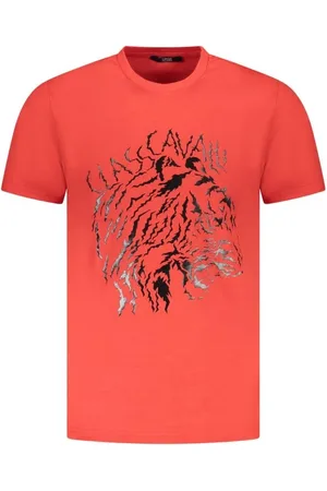 Roberto Cavalli Hombre, Camisetas, Rojo, Talla: M