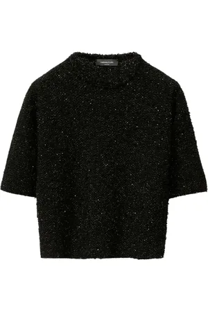 Fabiana Filippi Mujer, Jerseys, Negro, Talla: 2XS