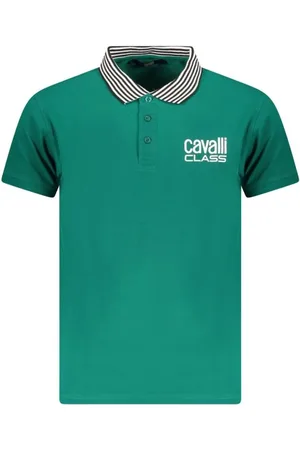 Roberto Cavalli Hombre, Camisetas, Verde, Talla: 2XL