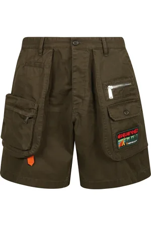 Dsquared2 Hombre, Pantalones cortos, Verde, Talla: M