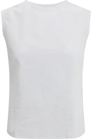 DEPERLU Mujer, Camisetas, Blanco, Talla: S